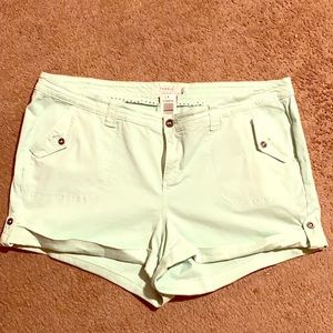 Torrid Mint Green Shorts